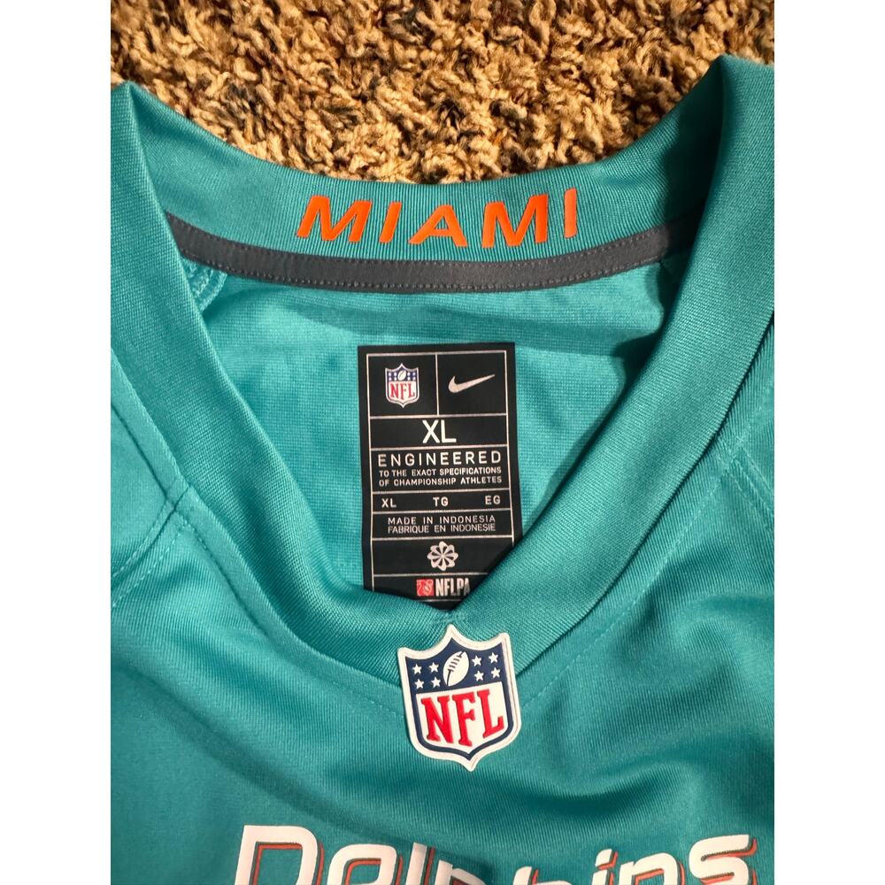 Tyreek Hill Miami Dolphins Nike Game Jersey - Aqua - Picture 3 of 5